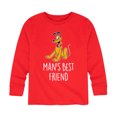 thumbnail image 1 of Mickey & Friends - Man's Best Friend - Toddler And Youth Long Sleeve Graphic T-Shirt, 1 of 5