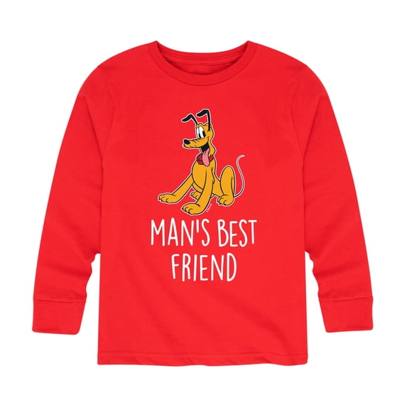 Mickey & Friends - Man's Best Friend - Toddler And Youth Long Sleeve Graphic T-Shirt