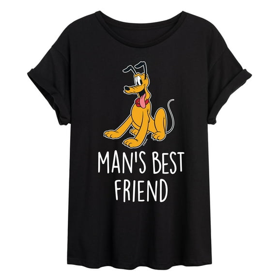 Mickey & Friends - Mans Best Friend - Juniors Ideal Flowy Muscle T-Shirt