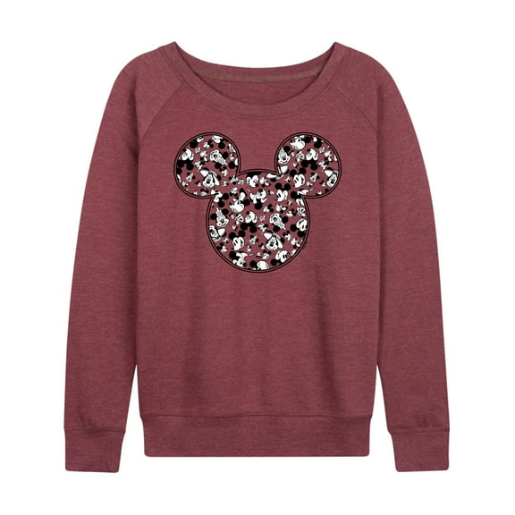 Mickey & Friends - Meta Mickey - Women's Lightweight French Terry Long Sleeve Shirt