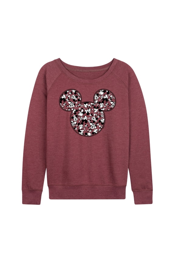 Mickey & Friends - Meta Mickey - Women's Lightweight French Terry Long Sleeve Shirt