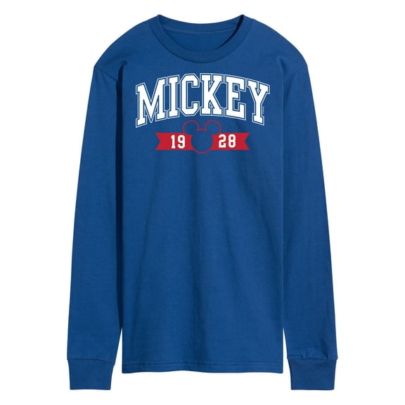 Mickey & Friends - Mickey 1928 Collegiate - Men's Long Sleeve T-Shirt