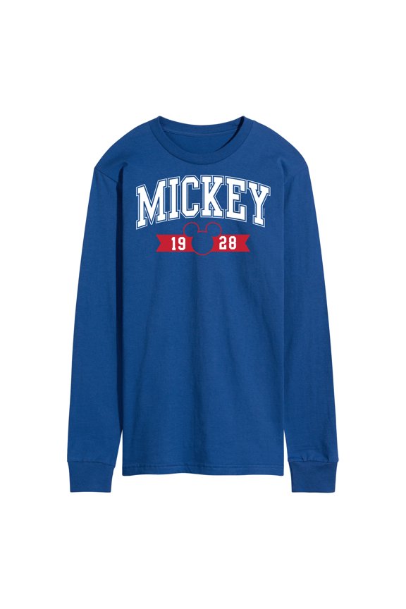 Mickey & Friends - Mickey 1928 Collegiate - Men's Long Sleeve T-Shirt