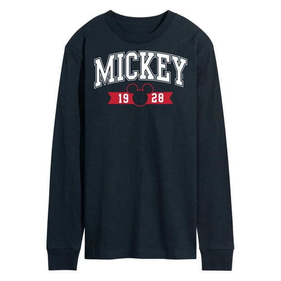 Mickey & Friends - Mickey 1928 Collegiate - Men's Long Sleeve T-Shirt