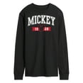 thumbnail image 1 of Mickey & Friends - Mickey 1928 Collegiate - Men's Long Sleeve T-Shirt, 1 of 5