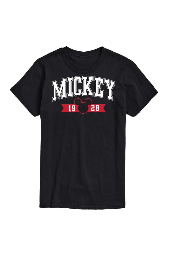 Mickey & Friends - Mickey 1928 Collegiate - Men's Short Sleeve Graphic T-Shirt