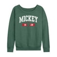 thumbnail image 1 of Mickey & Friends - Mickey 1928 Collegiate - Women's Lightweight French Terry Long Sleeve Shirt, 1 of 5