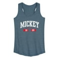 thumbnail image 1 of Mickey & Friends - Mickey 1928 Collegiate - Women's Racerback Tank Top, 1 of 4