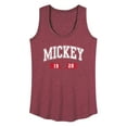 thumbnail image 1 of Mickey & Friends - Mickey 1928 Collegiate - Women's Racerback Tank Top, 1 of 4