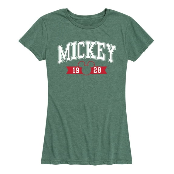 Mickey & Friends - Mickey 1928 Collegiate - Women's Short Sleeve Graphic T-Shirt