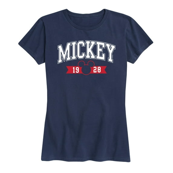 Mickey & Friends - Mickey 1928 Collegiate - Women's Short Sleeve Graphic T-Shirt