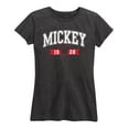thumbnail image 1 of Mickey & Friends - Mickey 1928 Collegiate - Women's Short Sleeve Graphic T-Shirt, 1 of 5