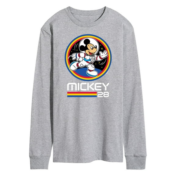 Mickey & Friends - Mickey 28 Space Badge - Men's Long Sleeve T-Shirt