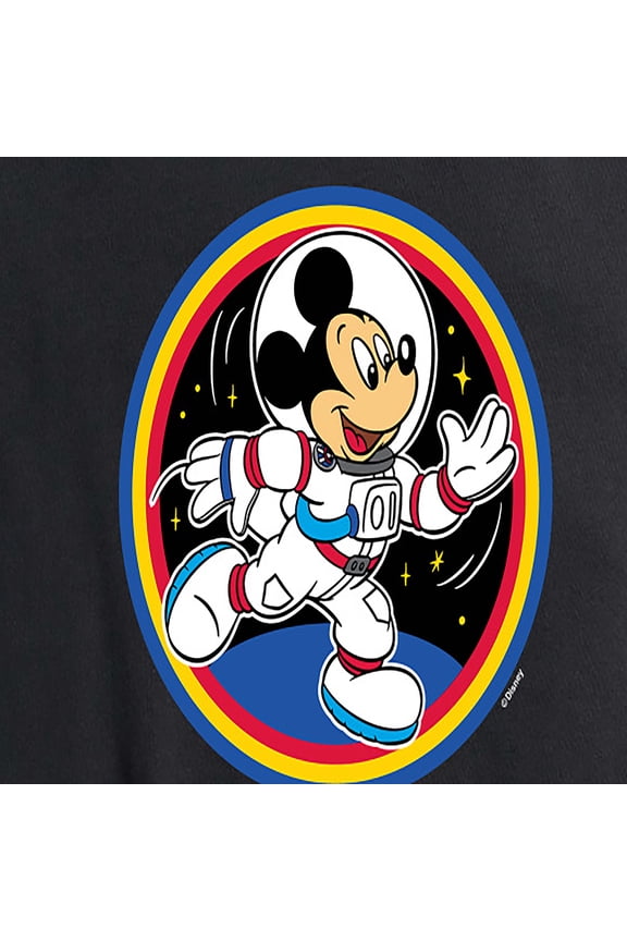 Mickey & Friends - Mickey 28 Space Badge - Women's Short Sleeve Graphic T-Shirt