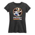 thumbnail image 1 of Mickey & Friends - Mickey 28 Space Badge - Women's Short Sleeve Graphic T-Shirt, 1 of 5