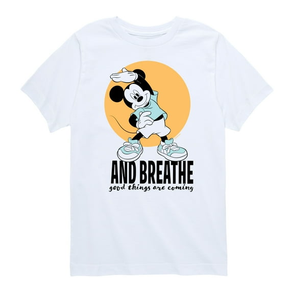 Mickey & Friends - Mickey And Breathe Stretch - Toddler And Youth Short Sleeve Graphic T-Shirt