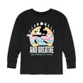 thumbnail image 1 of Mickey & Friends - Mickey And Breathe - Toddler And Youth Long Sleeve Graphic T-Shirt, 1 of 5