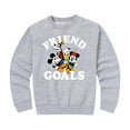 thumbnail image 1 of Mickey & Friends - Mickey And Friends Friend Goals - Toddler And Youth Crewneck Fleece Sweatshirt, 1 of 5