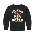 thumbnail image 1 of Mickey & Friends - Mickey And Friends Friend Goals - Toddler And Youth Crewneck Fleece Sweatshirt, 1 of 5