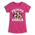 thumbnail image 1 of Mickey & Friends - Mickey And Friends Friend Goals - Toddler And Youth Girls Short Sleeve Graphic T-Shirt, 1 of 5