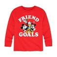 thumbnail image 1 of Mickey & Friends - Mickey And Friends Friend Goals - Toddler And Youth Long Sleeve Graphic T-Shirt, 1 of 5