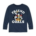 thumbnail image 1 of Mickey & Friends - Mickey And Friends Friend Goals - Toddler And Youth Long Sleeve Graphic T-Shirt, 1 of 5