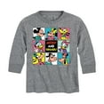 thumbnail image 1 of Mickey & Friends - Mickey And Friends Grid - Toddler And Youth Long Sleeve Graphic T-Shirt, 1 of 5