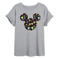 thumbnail image 1 of Mickey & Friends - Mickey And Minnie Doodles - Juniors Ideal Flowy Muscle T-Shirt, 1 of 5
