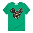 thumbnail image 1 of Mickey & Friends - Mickey And Minnie Doodles - Toddler And Youth Short Sleeve Graphic T-Shirt, 1 of 5
