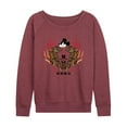 thumbnail image 1 of Mickey & Friends - Mickey And Twin Tigers - Women's Lightweight French Terry Long Sleeve Shirt, 1 of 5