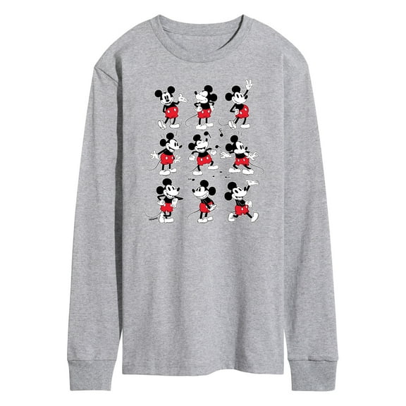 Mickey & Friends - Mickey Animation Grid - Men's Long Sleeve T-Shirt