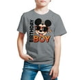 thumbnail image 1 of Mickey & Friends - Mickey Birthday Boy - Youth Short Sleeve Graphic T-Shirt, 1 of 5