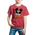 thumbnail image 1 of Mickey & Friends - Mickey Birthday Boy - Youth Short Sleeve Graphic T-Shirt, 1 of 5
