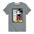 thumbnail image 1 of Mickey & Friends - Mickey Checker Frame - Youth Short Sleeve Graphic T-Shirt, 1 of 5