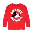 thumbnail image 1 of Mickey & Friends - Mickey Choose Happiness - Toddler And Youth Long Sleeve Graphic T-Shirt, 1 of 5