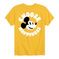 thumbnail image 1 of Mickey & Friends - Mickey Choose Happiness - Toddler And Youth Short Sleeve Graphic T-Shirt, 1 of 5