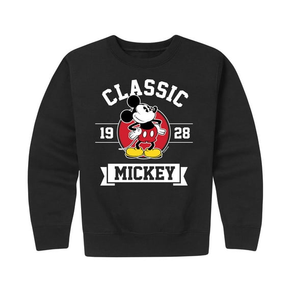 Mickey & Friends - Mickey Classic 1928 - Toddler And Youth Crewneck Fleece Sweatshirt