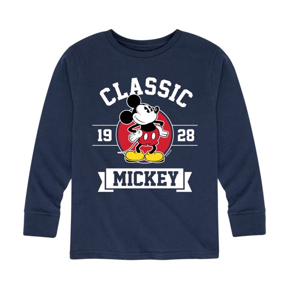 Mickey & Friends - Mickey Classic 1928 - Toddler And Youth Long Sleeve Graphic T-Shirt