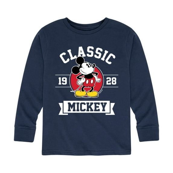 Mickey & Friends - Mickey Classic 1928 - Toddler And Youth Long Sleeve Graphic T-Shirt