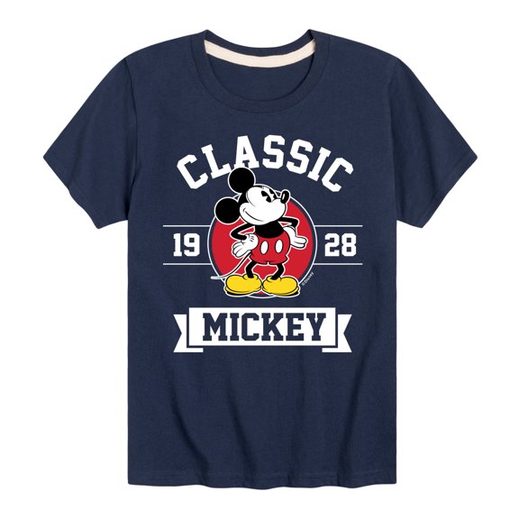 Mickey & Friends - Mickey Classic 1928 - Toddler And Youth Short Sleeve Graphic T-Shirt