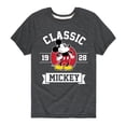 thumbnail image 1 of Mickey & Friends - Mickey Classic 1928 - Toddler And Youth Short Sleeve Graphic T-Shirt, 1 of 5