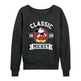 thumbnail image 1 of Mickey & Friends - Mickey Classic 1928 - Women's Lightweight French Terry Long Sleeve Shirt, 1 of 5