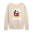 thumbnail image 1 of Mickey & Friends - Mickey Classic 1928 - Women's Lightweight French Terry Long Sleeve Shirt, 1 of 5