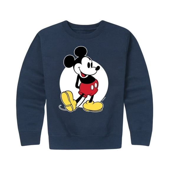 Mickey & Friends - Mickey Classic - Toddler And Youth Crewneck Fleece Sweatshirt