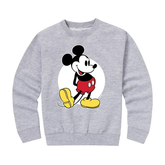 Mickey & Friends - Mickey Classic - Toddler And Youth Crewneck Fleece Sweatshirt