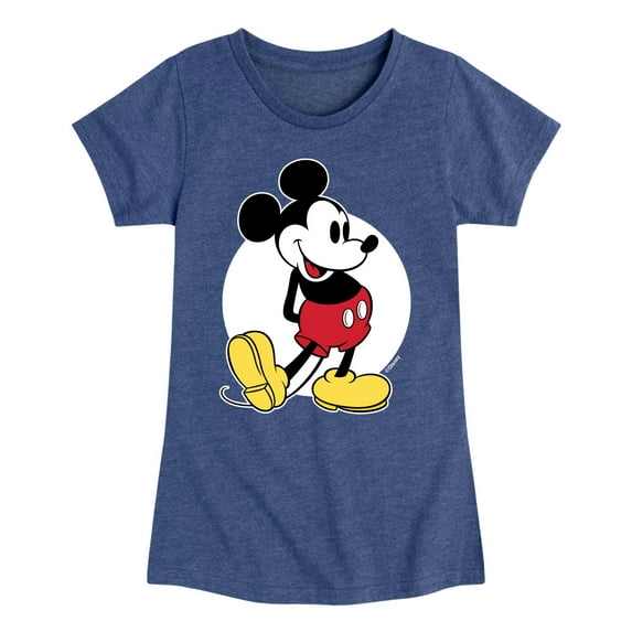Mickey & Friends - Mickey Classic - Toddler And Youth Girls Short Sleeve Graphic T-Shirt
