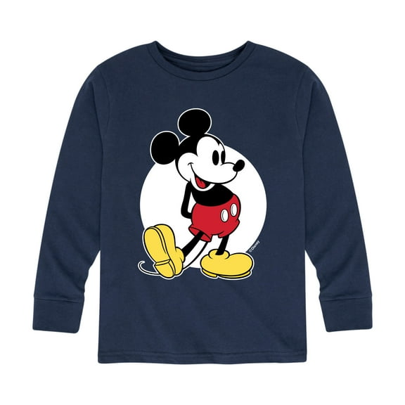 Mickey & Friends - Mickey Classic - Toddler And Youth Long Sleeve Graphic T-Shirt
