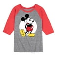 thumbnail image 1 of Mickey & Friends - Mickey Classic - Toddler And Youth Raglan Graphic T-Shirt, 1 of 1