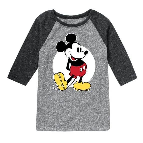 Mickey & Friends - Mickey Classic - Toddler And Youth Raglan Graphic T-Shirt