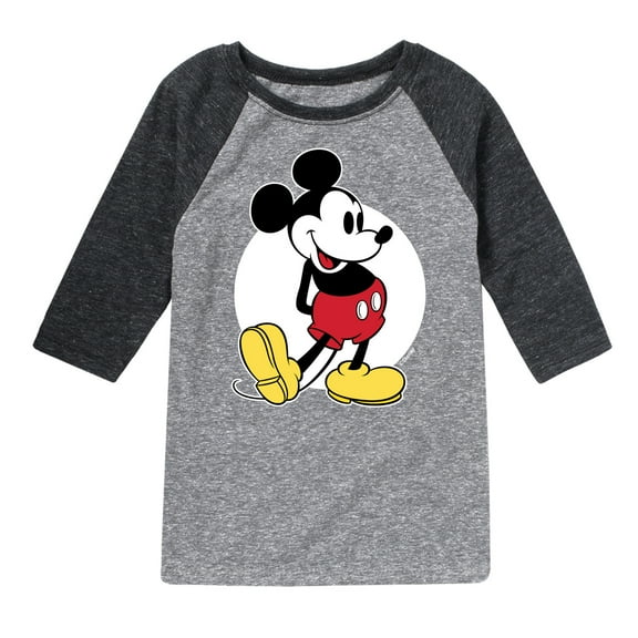 Mickey & Friends - Mickey Classic - Toddler And Youth Raglan Graphic T-Shirt